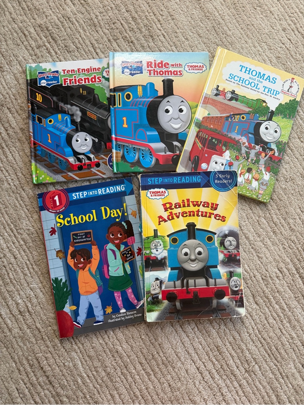 Set of books featuring Thomas & Friends early-reading series